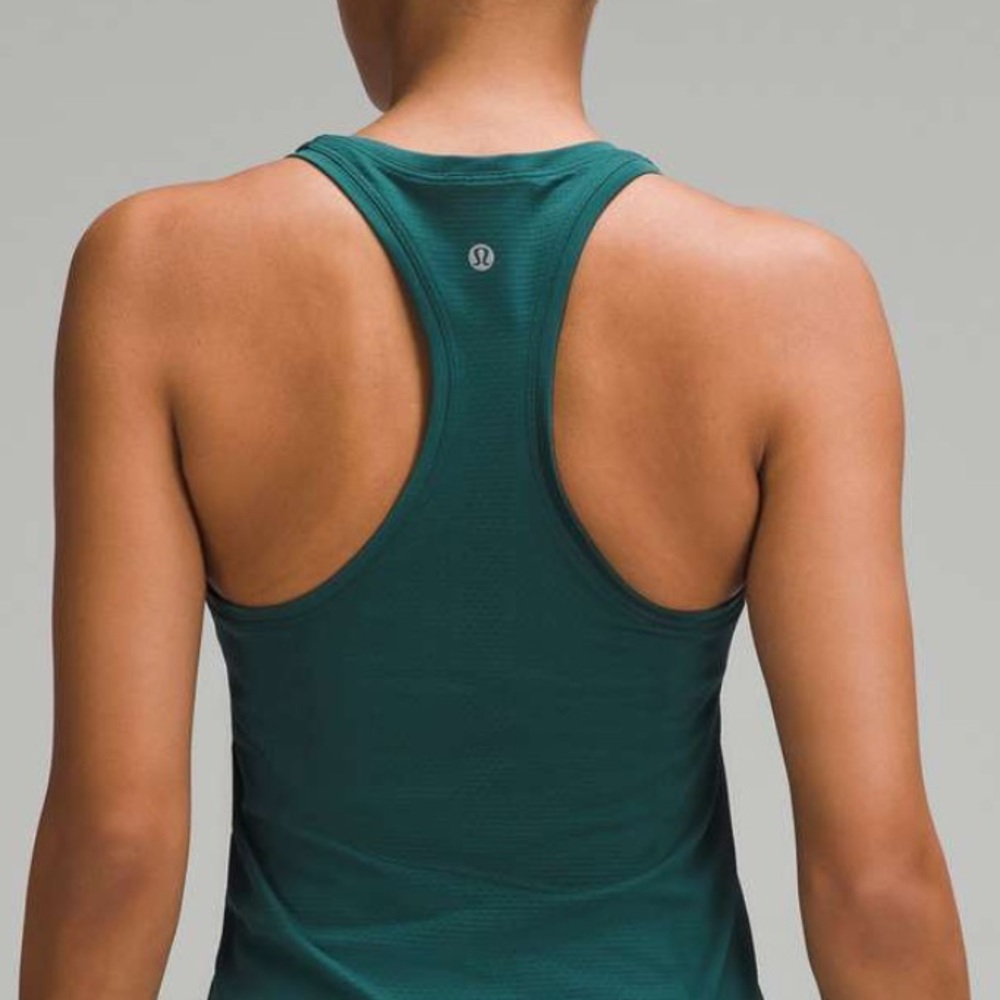 Lululemon Swiftly Tech Full Length Tank Top in Dark Teal